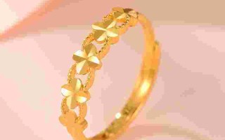 今年最流行黄金女士戒指,最新款女黄金戒指图片