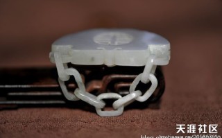 独山玉老透水白料连心锁以可叫香囊福贵锁长寿锁