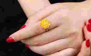 最新款女金戒指图片,最新款女金戒指图片欣赏