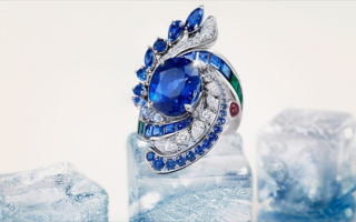 耗时300小时精雕细琢 Gübelin推出“蓝色泻湖”戒指演绎蓝宝石之美