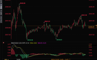 黄金日内分析：金价在2040关口拉锯，关注下一步目标2065美元