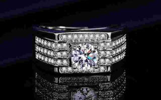 男士白金钻戒,男士白金钻戒款式图片大全