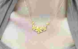 黄金项链女款真实图片,黄金项链款式女