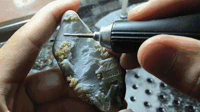 非常普通的翡翠原石可以雕的非常好看么?-第5张图片-翡翠网 非常普通的翡翠原石可以雕的非常好看么?-第5张图片-翡翠网