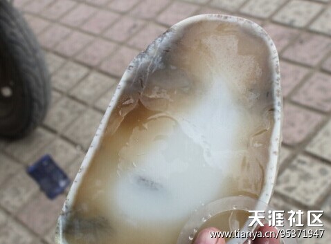 包石玉赌石之羊脂玉手镯的诞生过程-第4张图片-翡翠网