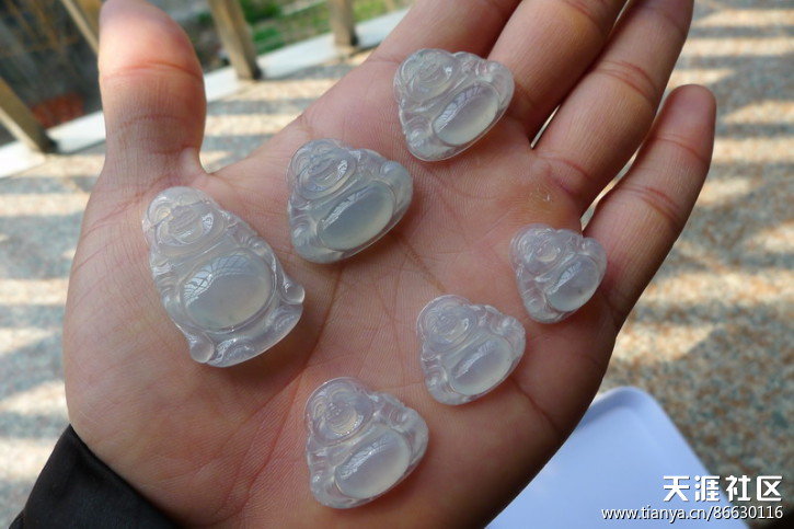 缅甸翡翠A货 阳美出品 冰种三彩福寿牌子一对 吊坠/挂件-第8张图片-翡翠网 缅甸翡翠A货 阳美出品 冰种三彩福寿牌子一对 吊坠/挂件-第8张图片-翡翠网