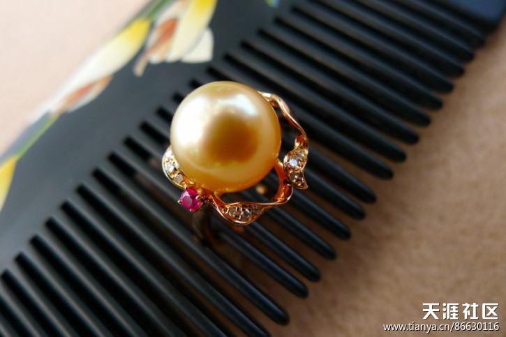 镶嵌精品：飘阳绿平安扣，阳绿戒指及吊坠，叶子，佛公-第18张图片-翡翠网