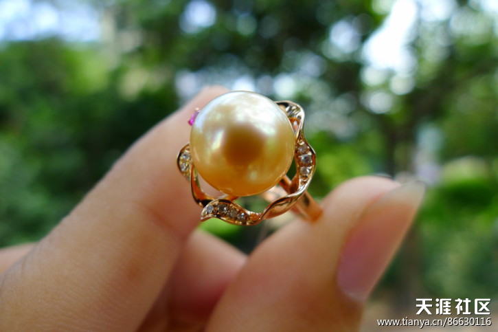 镶嵌精品：飘阳绿平安扣，阳绿戒指及吊坠，叶子，佛公-第20张图片-翡翠网