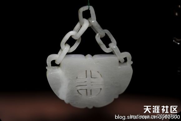 独山玉老透水白料连心锁以可叫香囊福贵锁长寿锁-第3张图片-翡翠网 独山玉老透水白料连心锁以可叫香囊福贵锁长寿锁-第3张图片-翡翠网