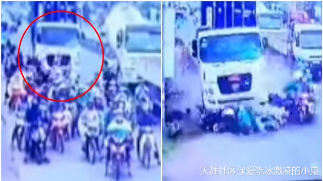 货车失控辗过21辆电动车 22人如保龄球般被撞倒-第1张图片-翡翠网 货车失控辗过21辆电动车 22人如保龄球般被撞倒-第1张图片-翡翠网