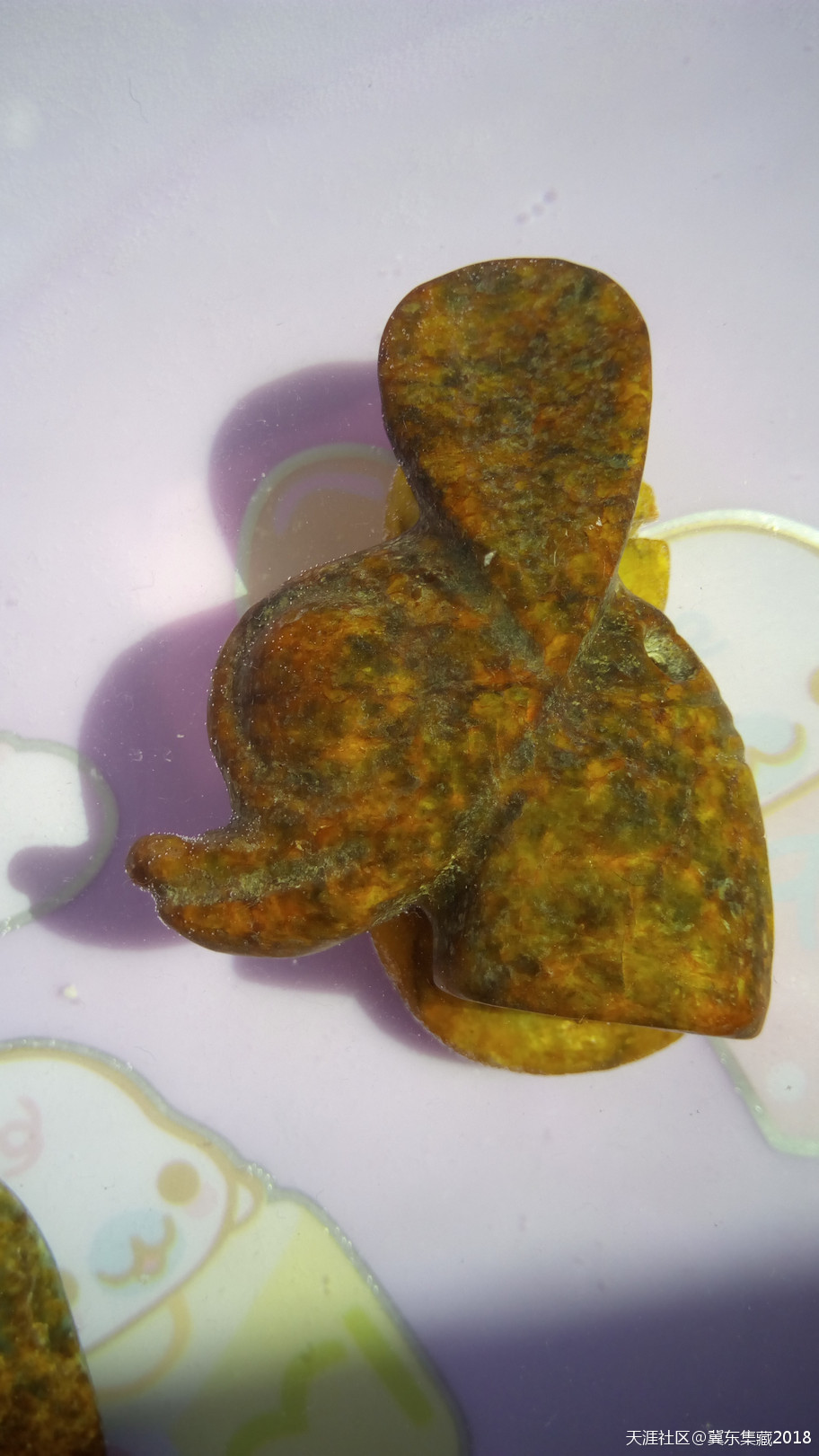 我收藏的红山玉——动物首挂饰三件-第16张图片-翡翠网 我收藏的红山玉——动物首挂饰三件-第16张图片-翡翠网