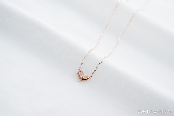 盛御珠宝18K金钻石项链-第6张图片-翡翠网