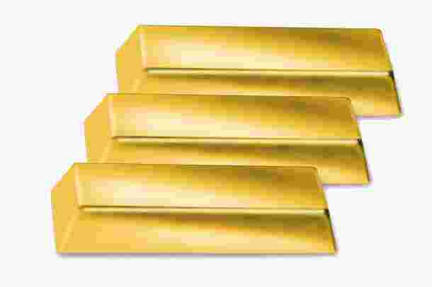 金条高清图片金条图片大全高清-第1张图片-翡翠网