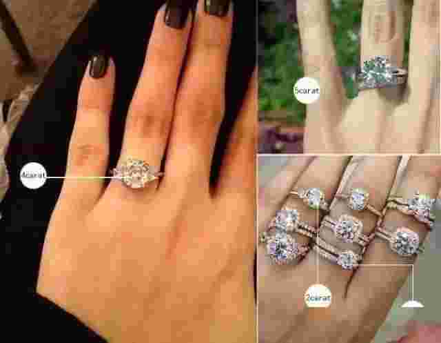 一克拉钻石尺寸对照表,一克拉钻石多大-第1张图片-翡翠网