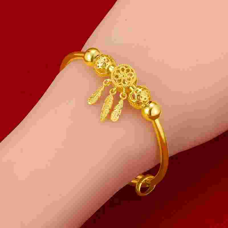 2022年最新款黄金手镯年轻人2022年最新款黄金手镯-第1张图片-翡翠网 2022年最新款黄金手镯年轻人2022年最新款黄金手镯-第1张图片-翡翠网