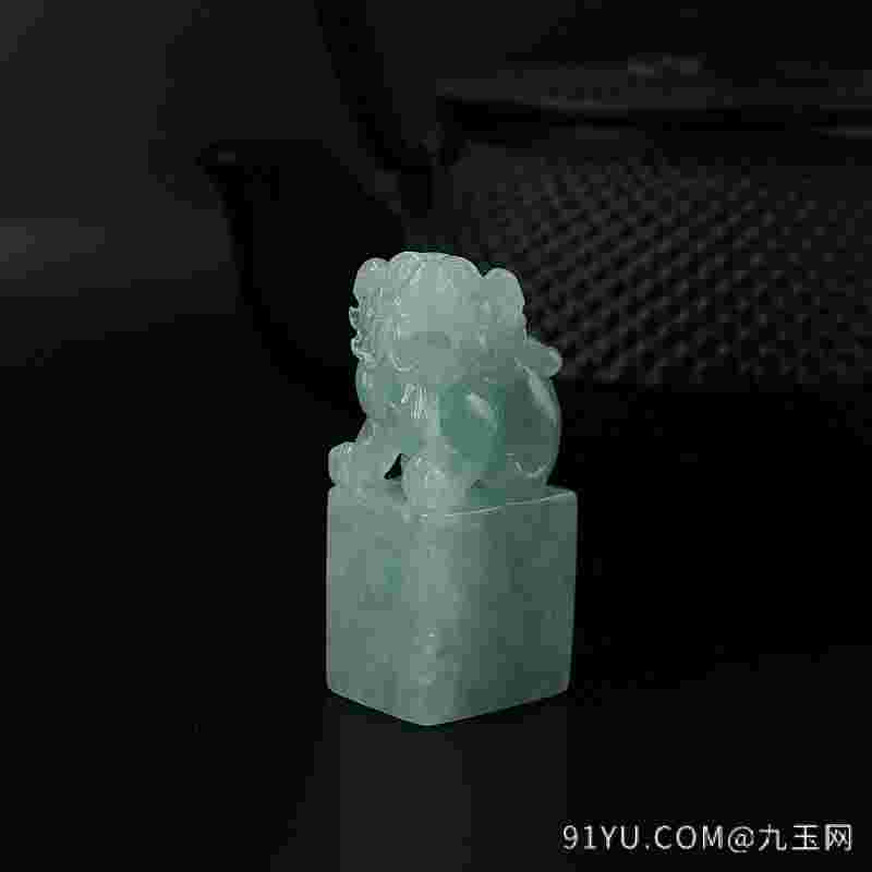 翡翠印章图片及价格翡翠印章上面是什么神兽-第2张图片-翡翠网