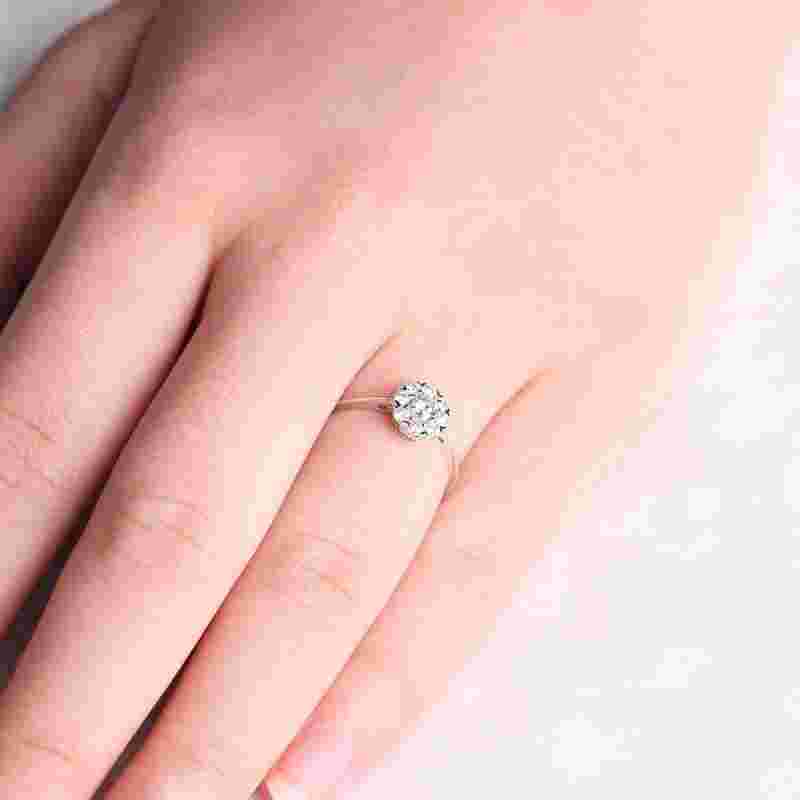 8分的钻石大概多少钱8分钻石有多大图片-第2张图片-翡翠网