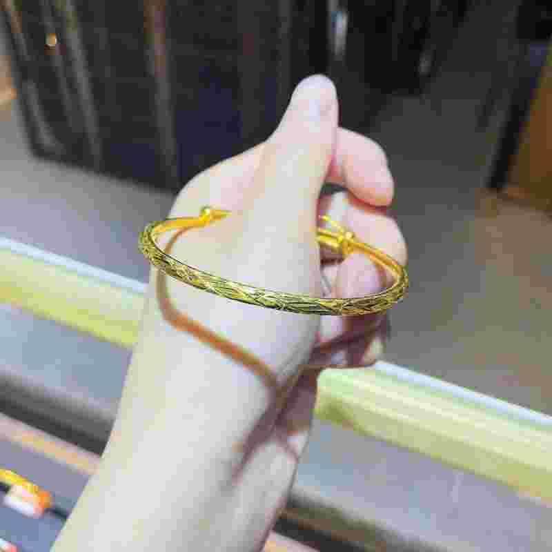 60克黄金手镯真实图片大全,60克黄金手镯真实图片-第1张图片-翡翠网 60克黄金手镯真实图片大全,60克黄金手镯真实图片-第1张图片-翡翠网