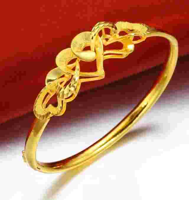 老凤祥黄金手镯2020新款图及价格,老凤祥黄金手镯2021最新款-第1张图片-翡翠网