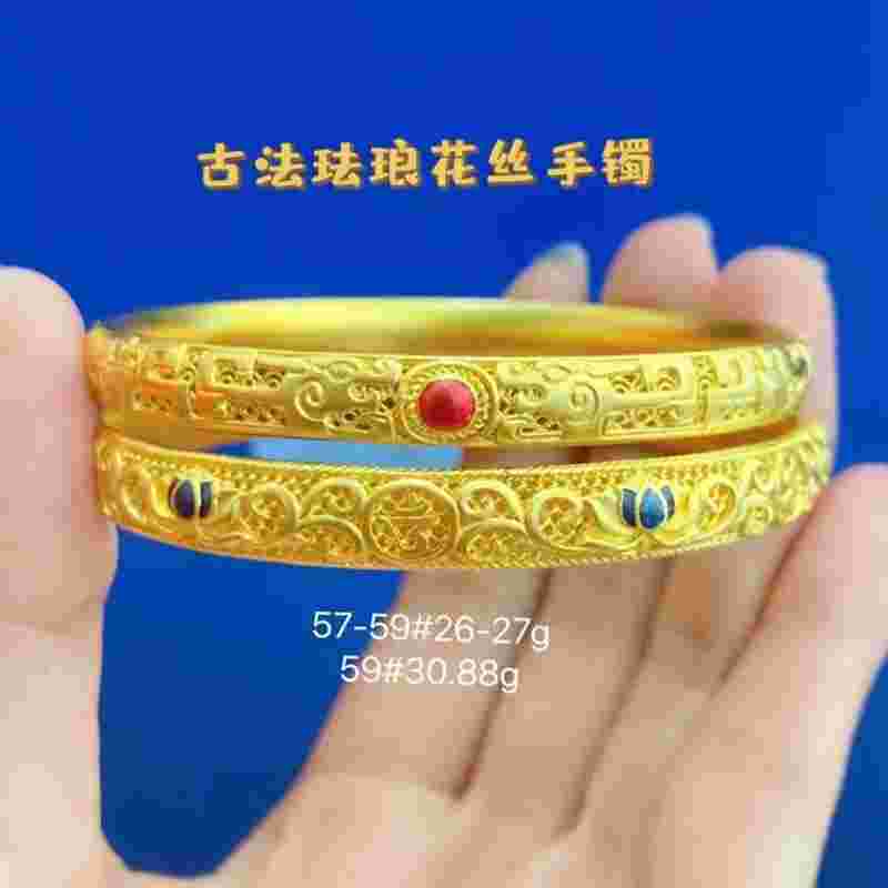 老凤祥黄金手镯2020新款图及价格,老凤祥黄金手镯2021最新款-第2张图片-翡翠网
