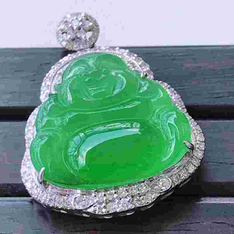 冰种翡翠佛公镶嵌知识2020新款缅甸翡翠冰种佛公吊坠-第2张图片-翡翠网 冰种翡翠佛公镶嵌知识2020新款缅甸翡翠冰种佛公吊坠-第2张图片-翡翠网