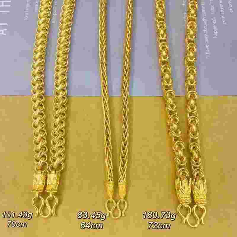 黄金项链男士款式图片大全集黄金项链男士款式图片-第1张图片-翡翠网