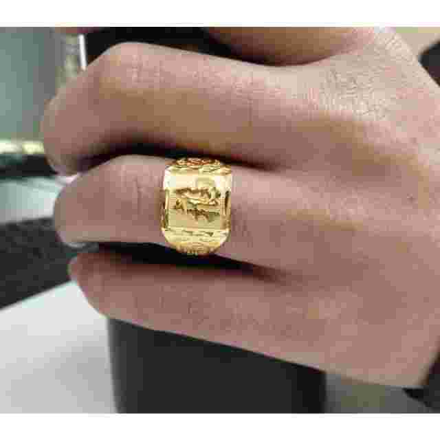 男士黄金戒指图片大全大图男士黄金戒指图片大全-第1张图片-翡翠网