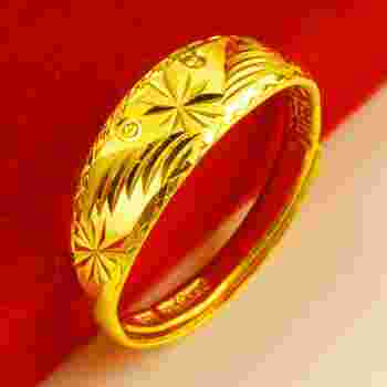 结婚黄金戒指款式图片大全集结婚黄金戒指款式图片-第2张图片-翡翠网