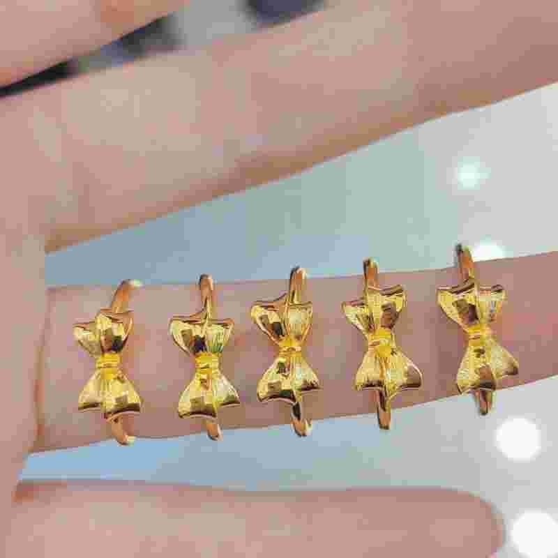 2022新款黄金戒指图5G工艺2022新款黄金戒指图-第1张图片-翡翠网