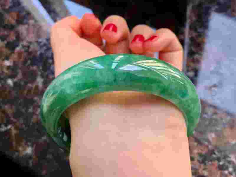 翡翠色料手镯图片,翡翠色料是什么意思-第2张图片-翡翠网