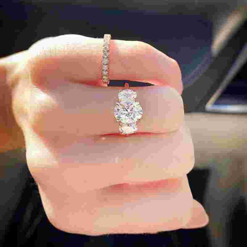 2022年钻戒款式2021钻戒时尚流行款图片-第1张图片-翡翠网