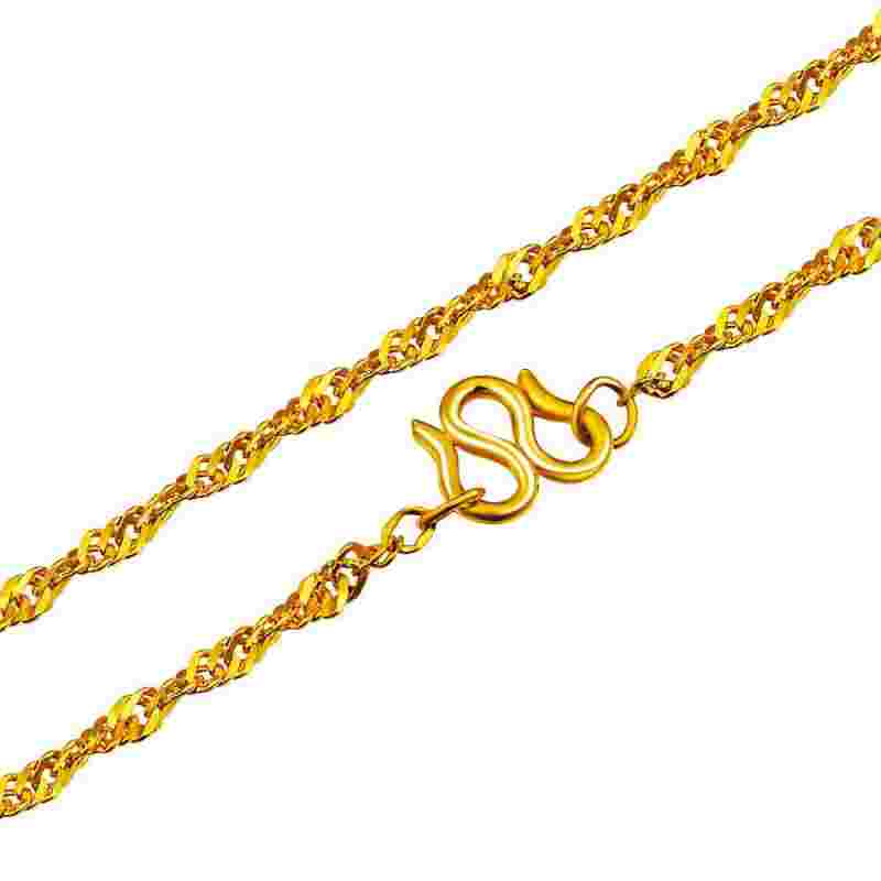 黄金项链女款多少钱一条,黄金项链女款-第1张图片-翡翠网 黄金项链女款多少钱一条,黄金项链女款-第1张图片-翡翠网