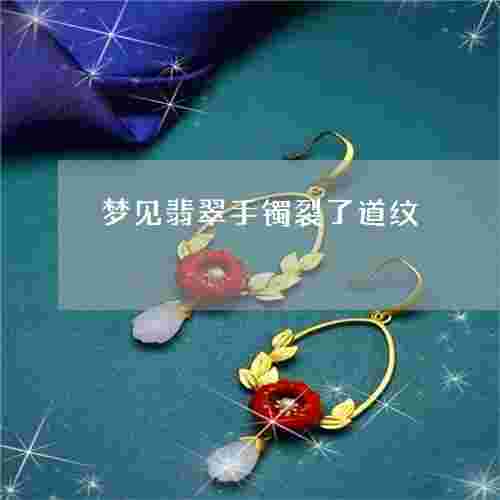 梦见翡翠手镯摔断了是什么意思梦见碎翡翠手镯被修好-第1张图片-翡翠网