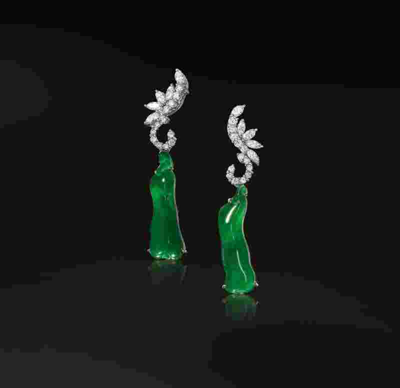 翡翠耳环款式图片大全集,翡翠耳环款式图片大全-第1张图片-翡翠网
