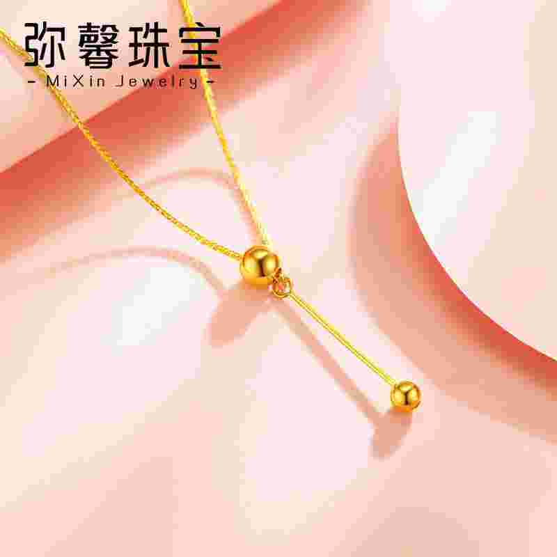 新款黄金项链图片女款真实新款黄金项链图片女款-第1张图片-翡翠网