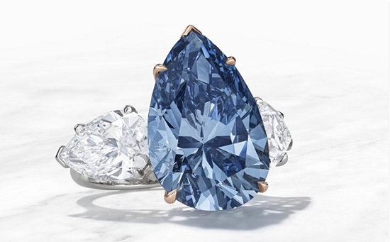 史上迄今最大内部无暇艳彩蓝钻将亮相佳士得日内瓦拍卖-第1张图片-翡翠网 史上迄今最大内部无暇艳彩蓝钻将亮相佳士得日内瓦拍卖-第1张图片-翡翠网