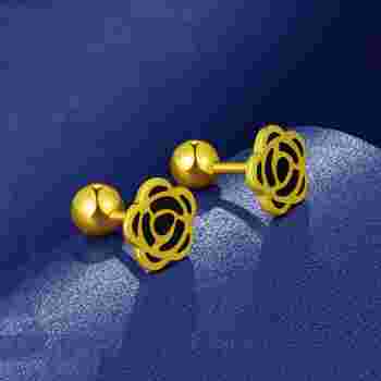 戴黄金耳环对身体有什么好处吗戴黄金耳环对身体有什么好处-第1张图片-翡翠网 戴黄金耳环对身体有什么好处吗戴黄金耳环对身体有什么好处-第1张图片-翡翠网