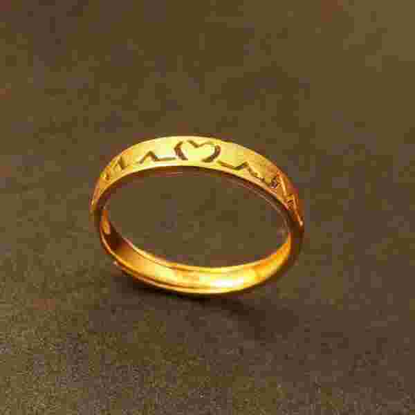 2020年最新款黄金戒指图片2022年流行黄金戒指款式-第2张图片-翡翠网 2020年最新款黄金戒指图片2022年流行黄金戒指款式-第2张图片-翡翠网