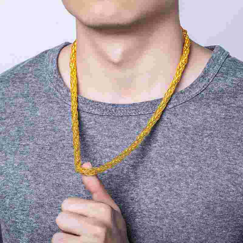 男士黄金项链男士黄金项链新款-第1张图片-翡翠网 男士黄金项链男士黄金项链新款-第1张图片-翡翠网