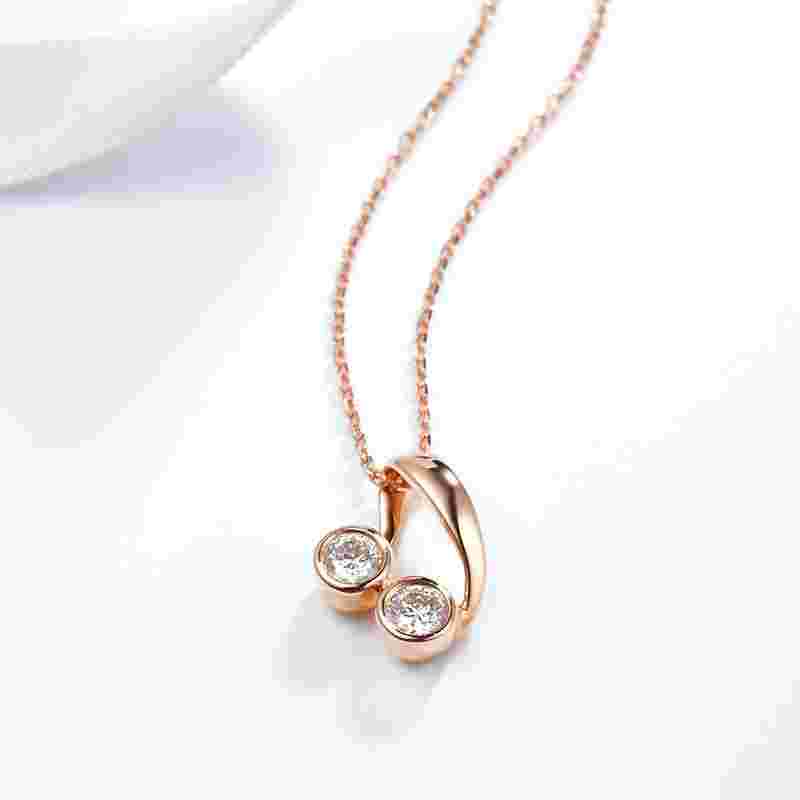 18k金钻石项链是真钻吗,18k金钻石项链是真钻石吗-第2张图片-翡翠网