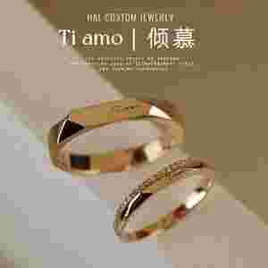 情侣对戒小众设计 轻奢,小众品牌不贵情侣对戒-第2张图片-翡翠网