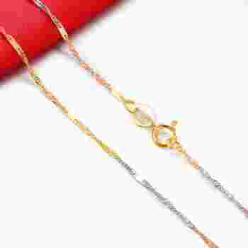 三色金项链多少钱一克三色金项链多少钱一克啊-第1张图片-翡翠网