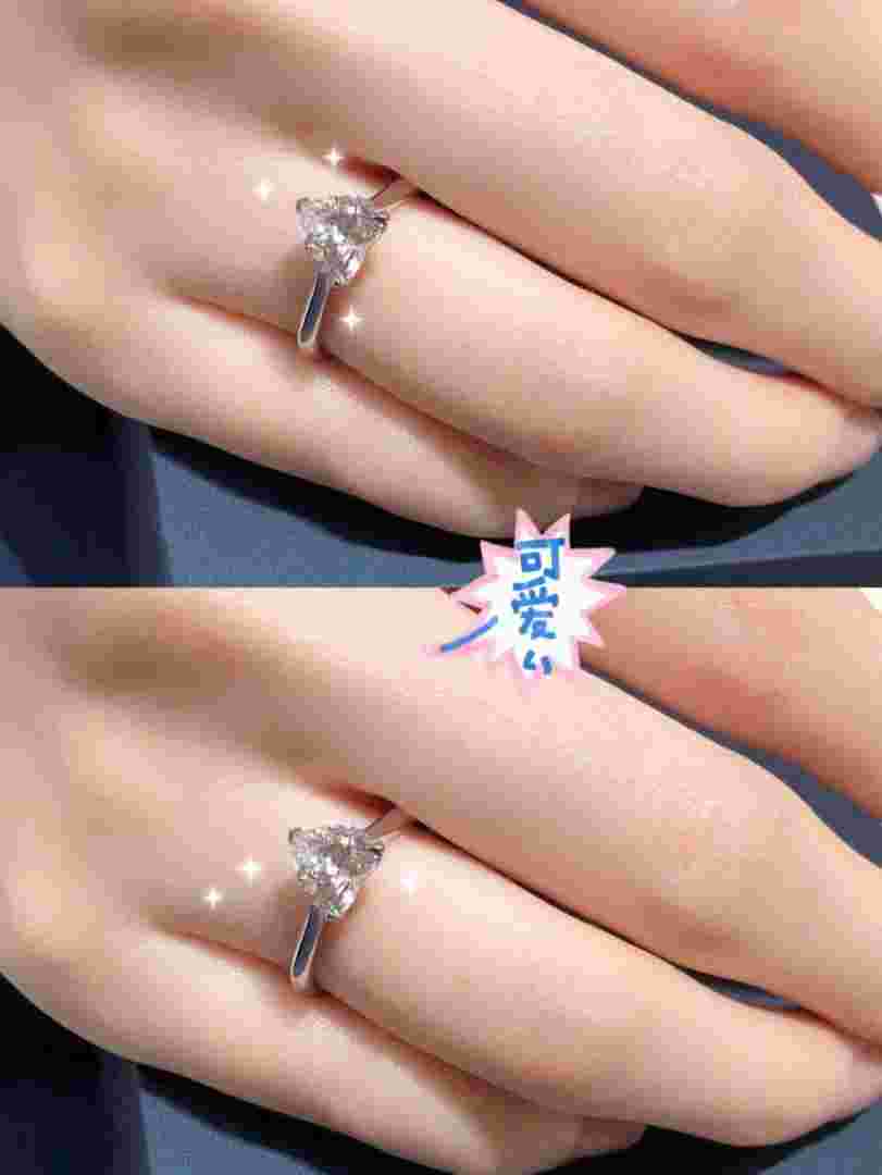 一克拉的钻戒多少钱2023男朋友拿3千的戒指求婚-第1张图片-翡翠网
