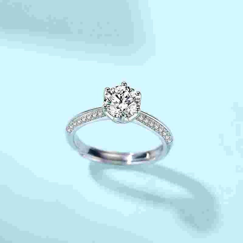 一克拉钻石戒指价格表,钻戒价格2023价格表-第1张图片-翡翠网 一克拉钻石戒指价格表,钻戒价格2023价格表-第1张图片-翡翠网