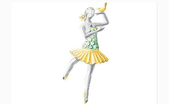 Van Cleef & Arpels 推出 Corps de Ballet 舞伶胸针系列新作-第3张图片-翡翠网 Van Cleef & Arpels 推出 Corps de Ballet 舞伶胸针系列新作-第3张图片-翡翠网