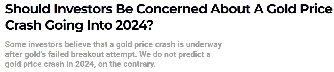 如果金价在2023年12月12日之前快速走低，可能意味着强劲回调开始-第1张图片-翡翠网