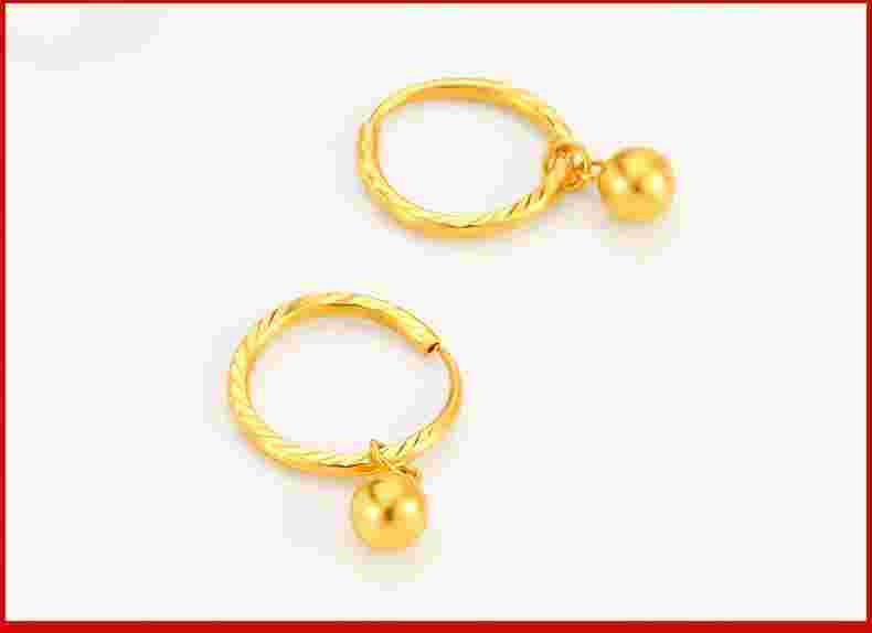 女黄金耳环一般多少克黄金耳环多少克适合女性戴-第2张图片-翡翠网 女黄金耳环一般多少克黄金耳环多少克适合女性戴-第2张图片-翡翠网