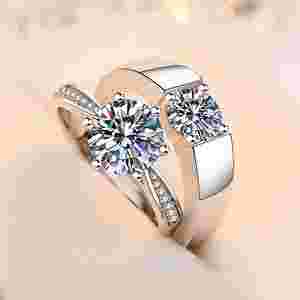 铂金情侣对戒多少钱情侣对戒多少钱-第2张图片-翡翠网