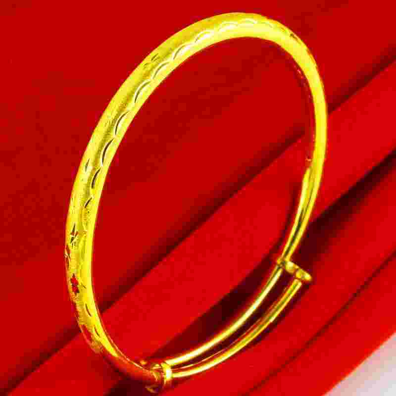 2020年新款金手镯图片2021年金手镯的最新款是什么-第2张图片-翡翠网