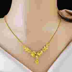 女士黄金项链新款大气的图片,女士黄金项链-第1张图片-翡翠网 女士黄金项链新款大气的图片,女士黄金项链-第1张图片-翡翠网